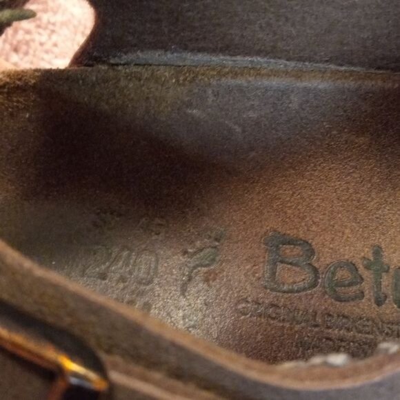 Birkenstock Betula L6 M4 37 Double Strap Open Toe Sandals Slingback Shoes Buckle - Picture 10 of 12